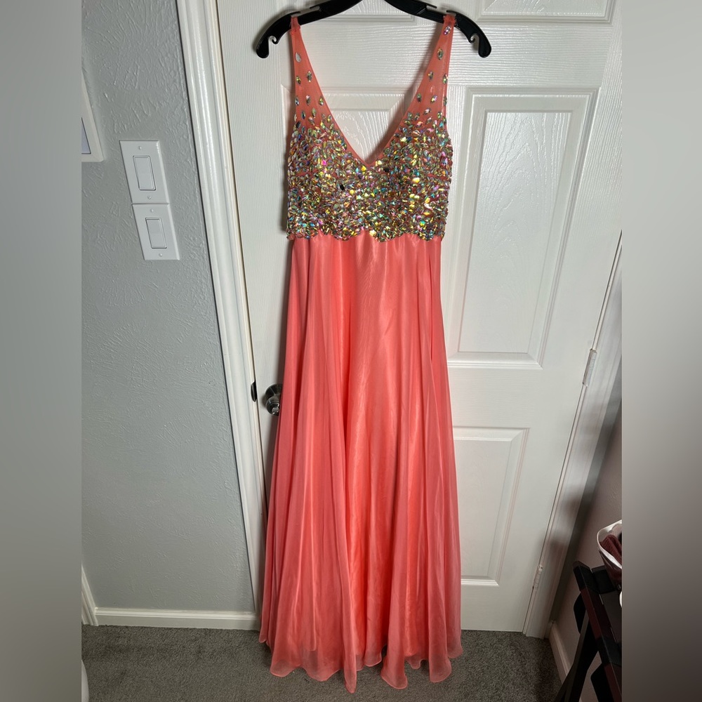 Beaded prom dress